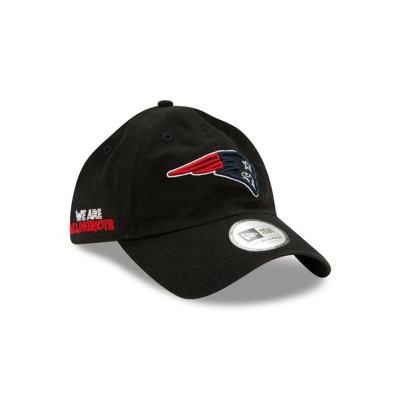 Black New England Patriots Hat - New Era NFL Official NFL Draft Casual Classic Adjustable Caps USA5274619